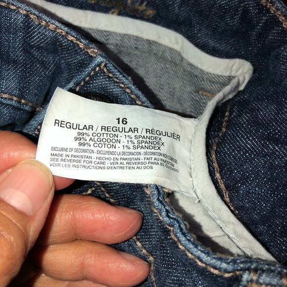 JEANS CODE BLEU - BRIGITTE SZ 16R -#0227-052019TR - Picture 7 of 7